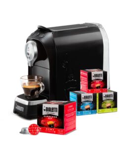 Super Bialetti - Macchina da Caffè Espresso con 4 box di capsule