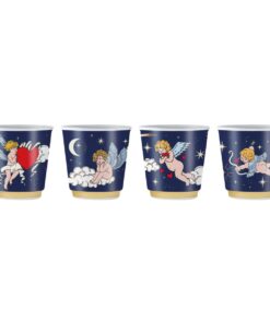 Set 4 bicchierini con angeli - Cielo Stellato