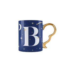 Alternative view of Mug con lettera - Cielo Stellato