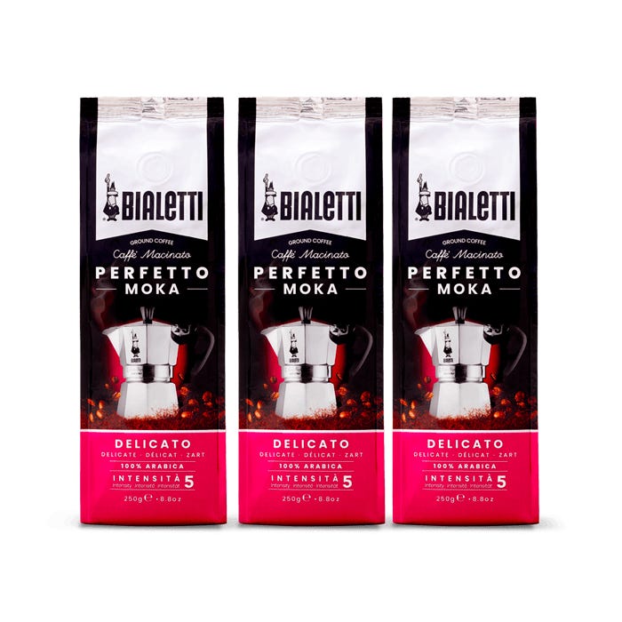 Kit Perfetto Moka Delicato 3 confezioni