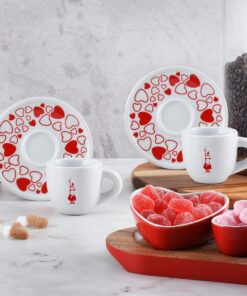 Alternative view of Set 2 tazzine moka - Cuore