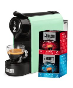 Gioia Bialetti - Macchina da Caffè Espresso con 2 box di capsule a scelta