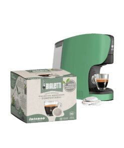 Kit Macchina Espresso - Dama Green con 1 box di cialde ESE a scelta