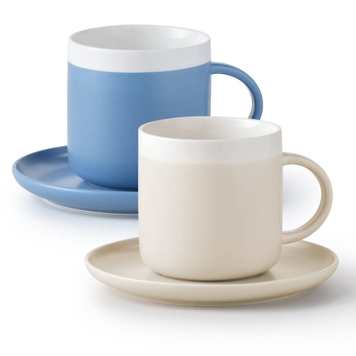 SET 2 TAZZE CAPPUCCINO CON PIATTINO