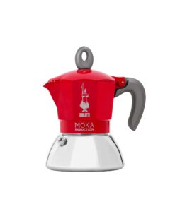 Moka Induction Red 2 Tazze