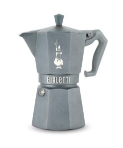 Moka Exclusive Octagonal Induction Silver Grey - 6 tazze