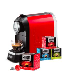 Super Bialetti - Macchina da Caffè Espresso con 4 box di capsule
