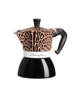 Moka Induction 4 Tazze Leopardo D&G