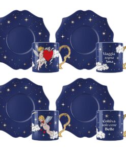 Set 4 tazzine - Cielo Stellato