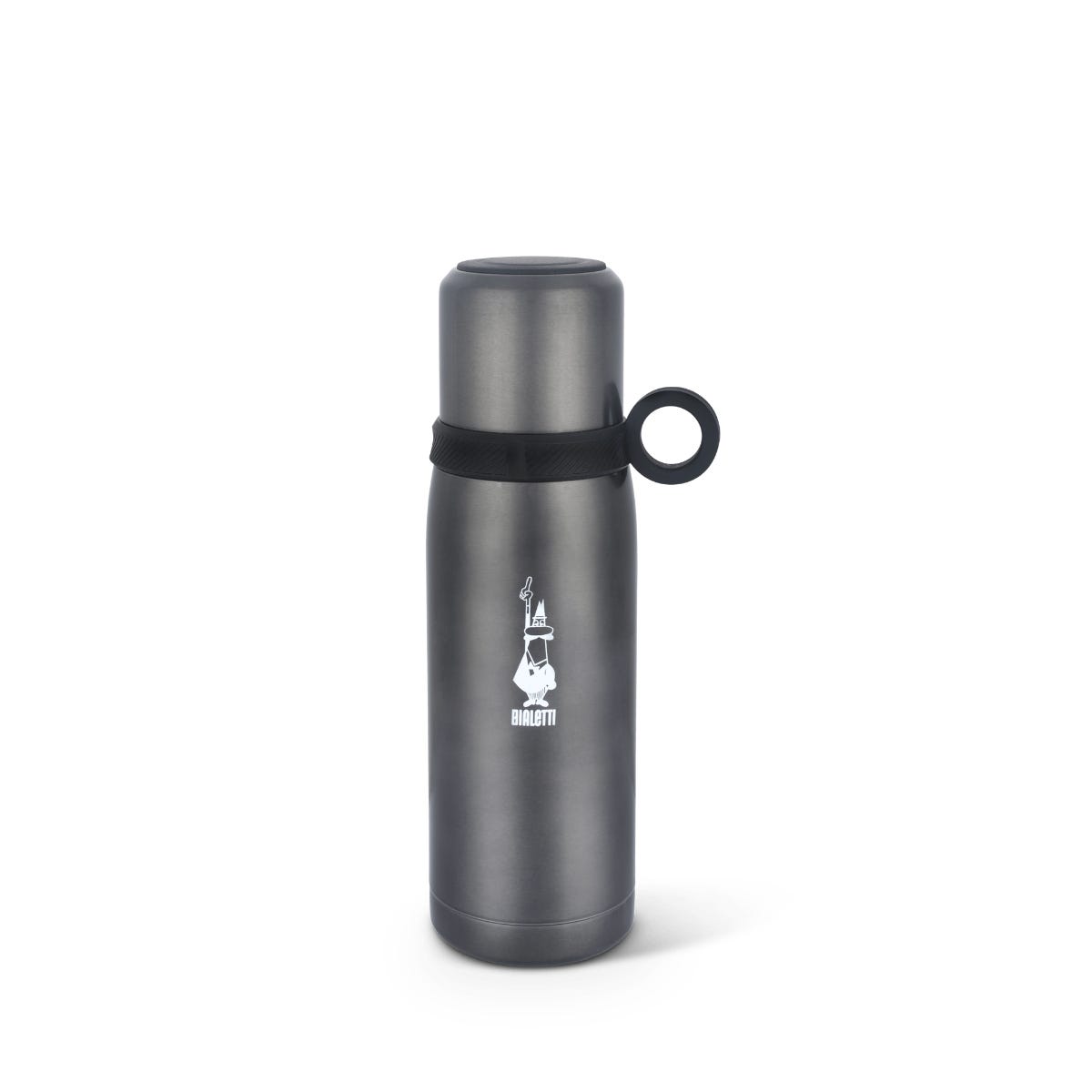 Bottiglia Termica con Coperchio-Tazza grigia